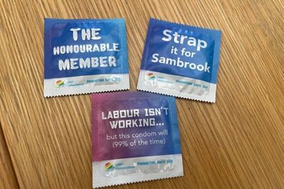 LGBT Tories hand out free condoms in parliament