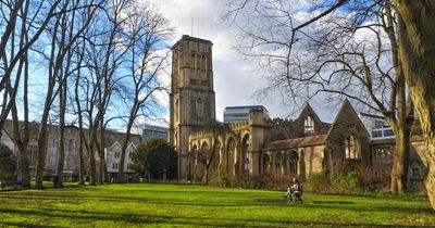 Bombed-out Bristol church at Temple Gardens to reopen to the public