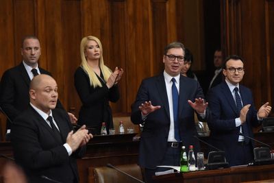 Serbia's Vucic says Kosovo talks must continue so they remain on EU path