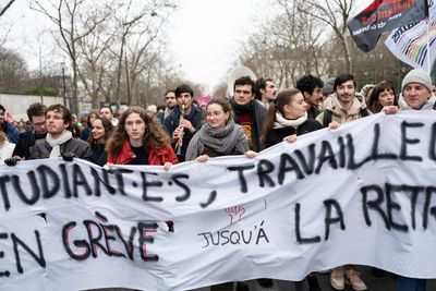 Gen Z is taking to the streets in French protests to defend their work-life balance