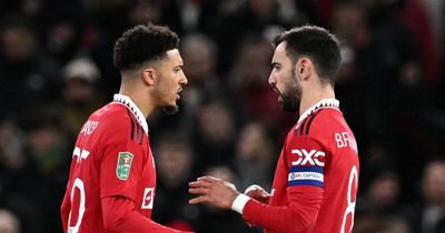 'He is a massive solution' - Bruno Fernandes on what he told Jadon Sancho and what Marcel Sabitzer will give Manchester United