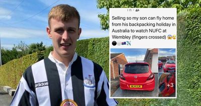 Newcastle United fan sells car to pay for flight home from Australia for Carabao Cup final