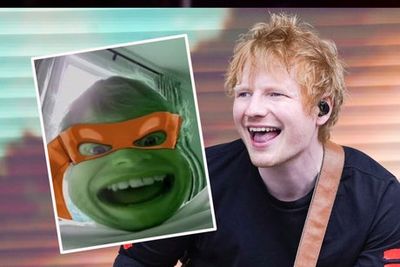 Ed Sheeran posts odd video as a Teenage Mutant Ninja Turtle after ‘turbulent’ period