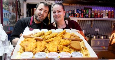 Nottinghamshire takeaway launches UK's biggest chippy tea weighing more than 1st