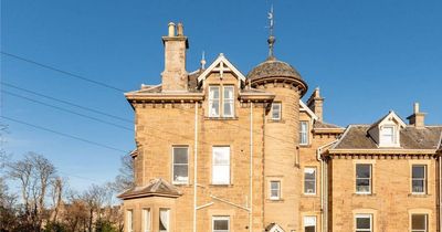 East Lothian apartment with turret staircase in 19th century villa hits the market