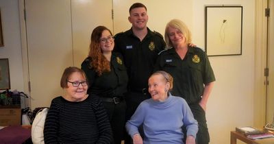 Woman whose heart stopped for 28 minutes heaps praise on ambulance crew who saved her life