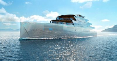 New superyacht is virtually INVISIBLE with mirrored glass to reflect sky and clouds