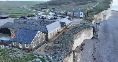 Beauty spot café perched by edge of cliff forced to move due to coastal erosion