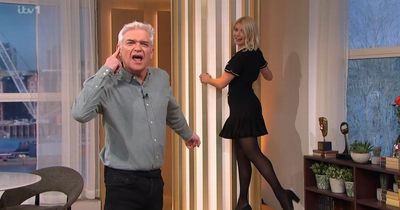 Holly Willoughby climbs the ITV This Morning set in confusing scenes amid 'disgusting' complaints