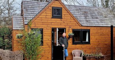 'I built my wooden house in my mate's back garden and save hundreds in bills monthly'