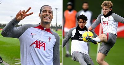 Virgil van Dijk returns to training as Liverpool receive timely double injury boost