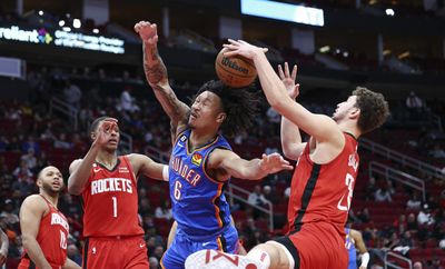 PHOTOS: Best images from the Thunder’s 112-106 loss to the Rockets