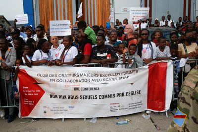 Demonstrators in DR Congo demand pope meet sexual abuse victims