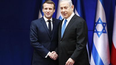 Netanyahu visits France amid spike in Middle East tensions