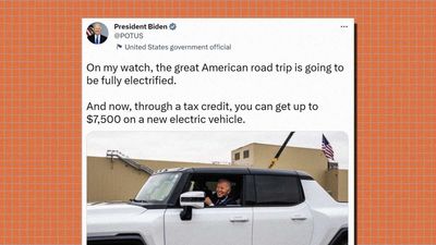 Biden Promotes a Hummer That Doesn't Even Qualify for His Electric Vehicle Tax Credits