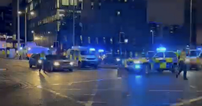 Glasgow city centre streets closed off after pedestrian struck by car