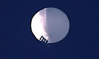 Pentagon says it is monitoring Chinese spy balloon spotted flying over US