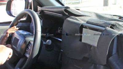 2024 Toyota Tacoma Spy Photos Show Truck's Digital Interior