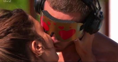 Love Island fans convinced of secret romance as two Islanders share a steamy snog