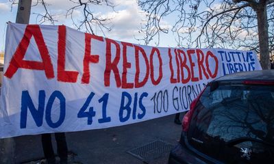 Italian anarchist’s hunger strike rekindles debate over harsh prison regime
