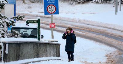 Glasgow weather map as snow expected to hit the UK next week amid 750-mile long blizzard