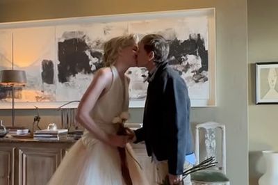 Harry and Meghan present as Ellen DeGeneres and Portia Di Rossi renew vows