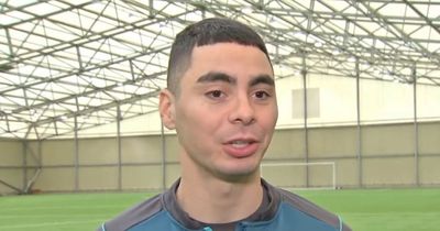 Newcastle star Miguel Almiron admits his boots are being held together by glue