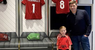 Steven Gerrard's son shows his love of Liverpool with new bedroom
