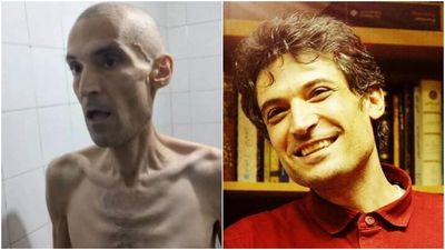 Iranians liken photos of pacifist protester on hunger strike to ‘Auschwitz’ treatment