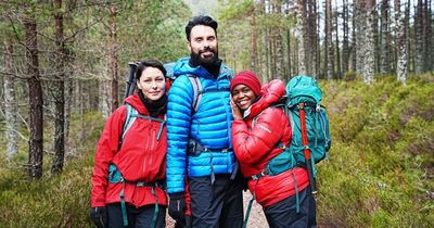 Rylan, Emma Willis and Oti Mabuse take on Cairngorms for Comic Relief