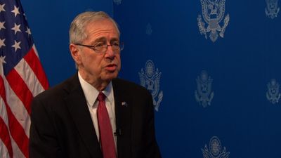 US envoy to EU 'convinced' Ukraine will win 'with the weapons we're providing'