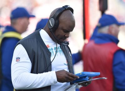 Broncos seek interview with Brian Flores for DC job