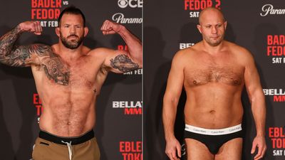 Bellator 290 weigh-ins video: Fedor Emelianenko steps on the scale for final MMA bout