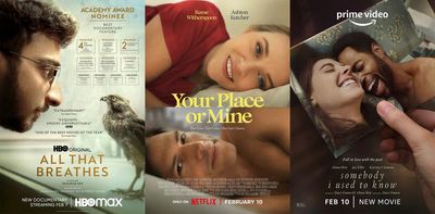 New this week: 'Your Place or Mine' and 'All That Breathes'