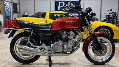 Evel Knievel's 1979 Honda CBX Ties Model’s Auction Price Record