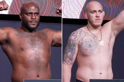 UFC Fight Night 218 video: Derrick Lewis, Serghei Spivac combine for 520.5 pounds at weigh-ins