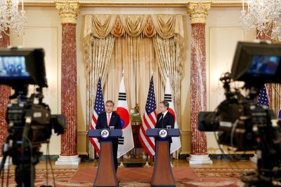 South Korea Foreign Minister Park touts U.S. 'extended deterrence' after Blinken talks