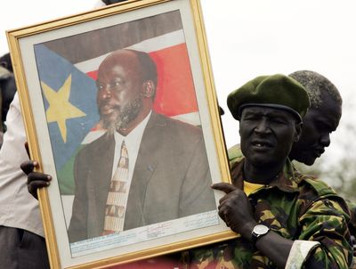 South Sudan's late liberation hero Garang in focus during pope's visit