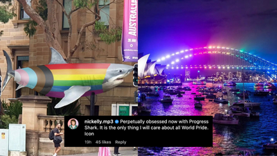 Meet ‘Progress Shark’, The WorldPride Sydney Installation Capturing Everyone’s Hearts Minds