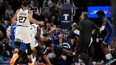 Watch: Brawl breaks out between players in NBA game between Orlando Magic and Minnestota Timberwolves