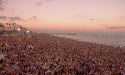 TV tonight: relive Fatboy Slim’s infamous Brighton rave that made music history