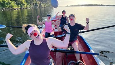 Red Nose MusselRowers attempting to become first all-female crew to cross Bass Strait