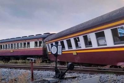 Freight train derails in Prachuap Khiri Khan