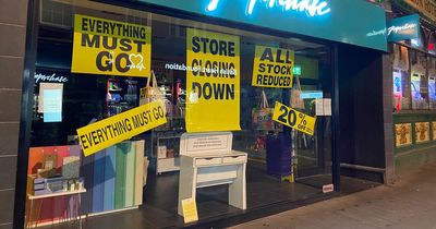 'Everything must go' as Nottingham Paperchase announces closing down sale