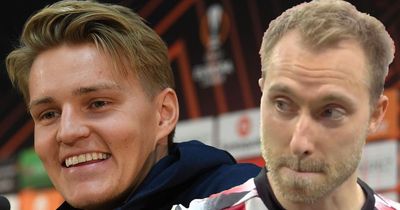 Martin Odegaard's revenge after Christian Eriksen's 5-word response to Man Utd criticism