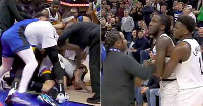 Punches thrown and 5 players ejected in on-court NBA scrap between Timberwolves and Magic