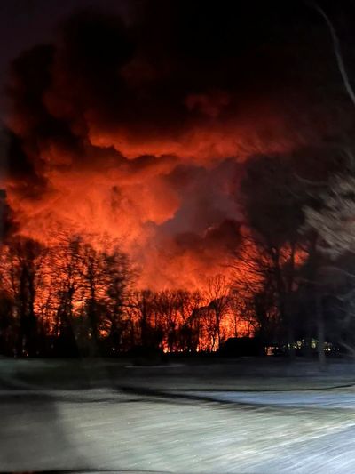 Ohio train derailment causes causes fire, home evacuations