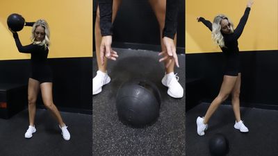 10 days of winter workouts: Medicine ball slams