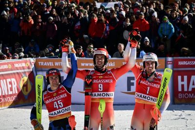 Zenhaeusern wins Chamonix slalom, Ginnis grabs first podium for Greece