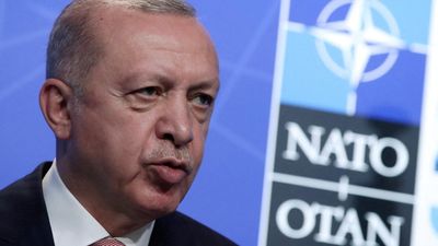 Turkish president softens on Finland's Nato bid, but still opposed to Sweden's